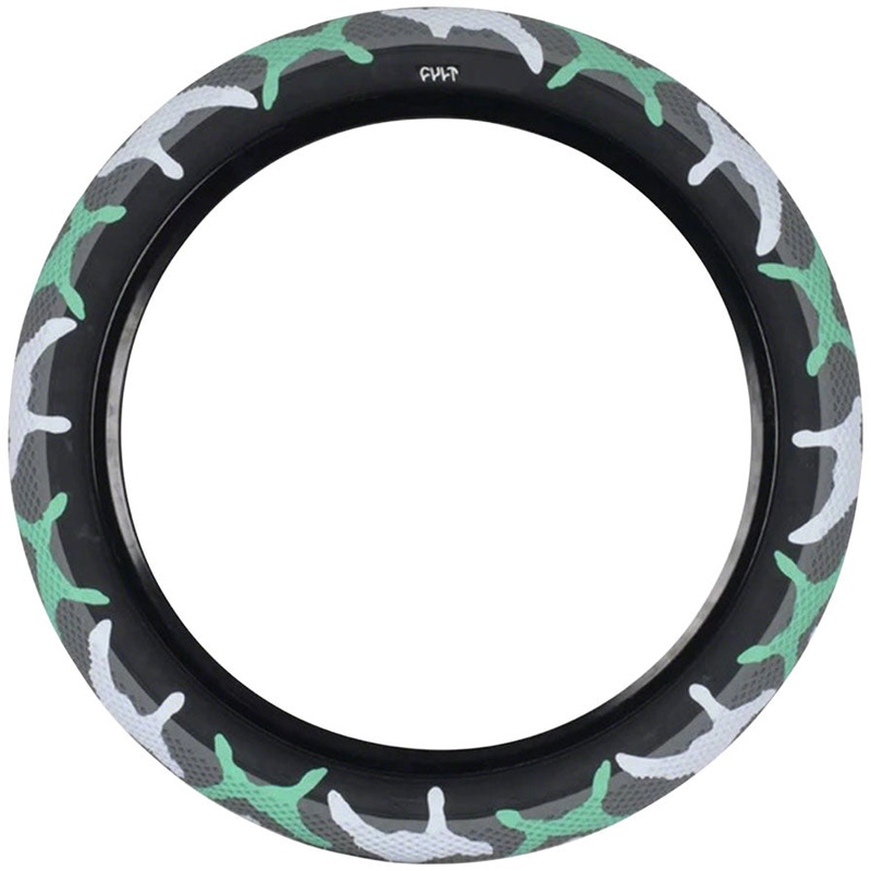 Cult X Vans Tire – 16 x 2.2 Clincher Wire Teal Camo/Black