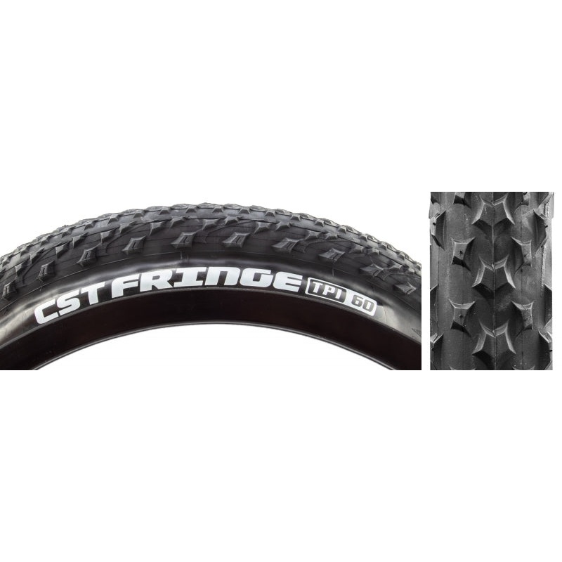 CST Fringe Tire – 24 x 2.8 Clincher Wire Black