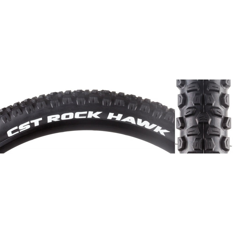 CST Rock Hawk Tire – 29 x 2.25 Clincher Wire Black