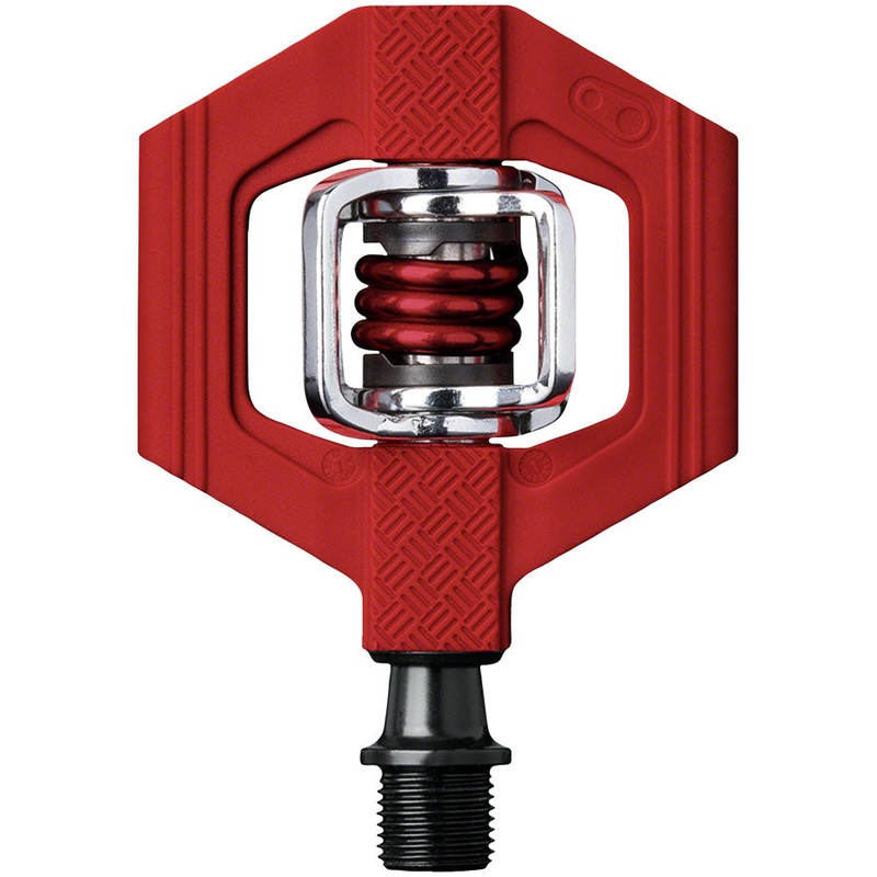 Crankbrothers Candy 1 Pedals – Dual Sided Clipless Platform Composite 9/16 Red