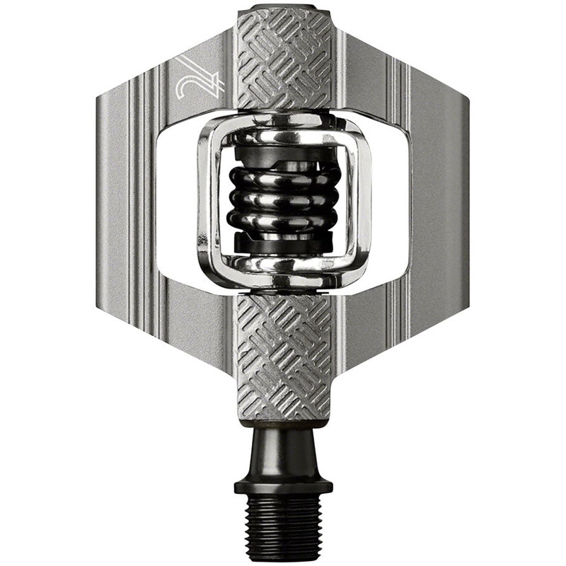 Crankbrothers Candy 2 Pedals – Dual Sided Clipless Aluminum 9/16 Gray