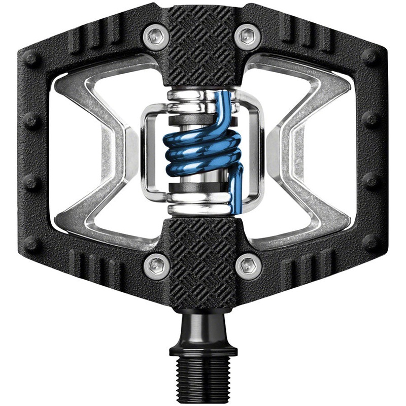 Crankbrothers Double Shot 2 Pedals – Single Side Clipless Platform Aluminum 9/16 BLK