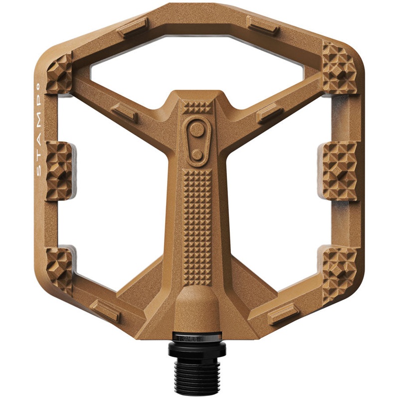 Crankbrothers Stamp 0 Pedals – Platform Aluminum 9/16 Brown Small