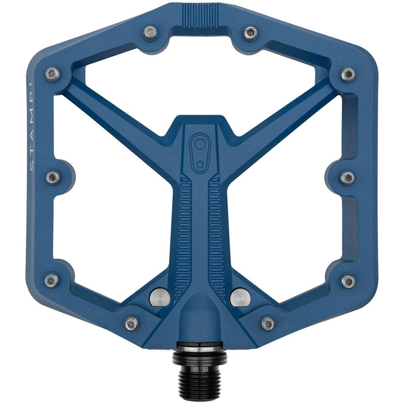 Crankbrothers Stamp 1 Gen 2 Pedals – Platform Composite 9/16 Navy Large