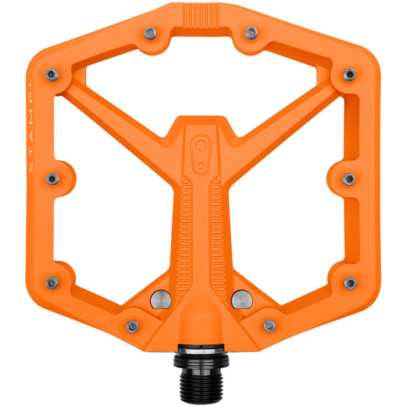 Crankbrothers Stamp 1 Gen 2 Pedals – Platform Composite 9/16 Orange Large