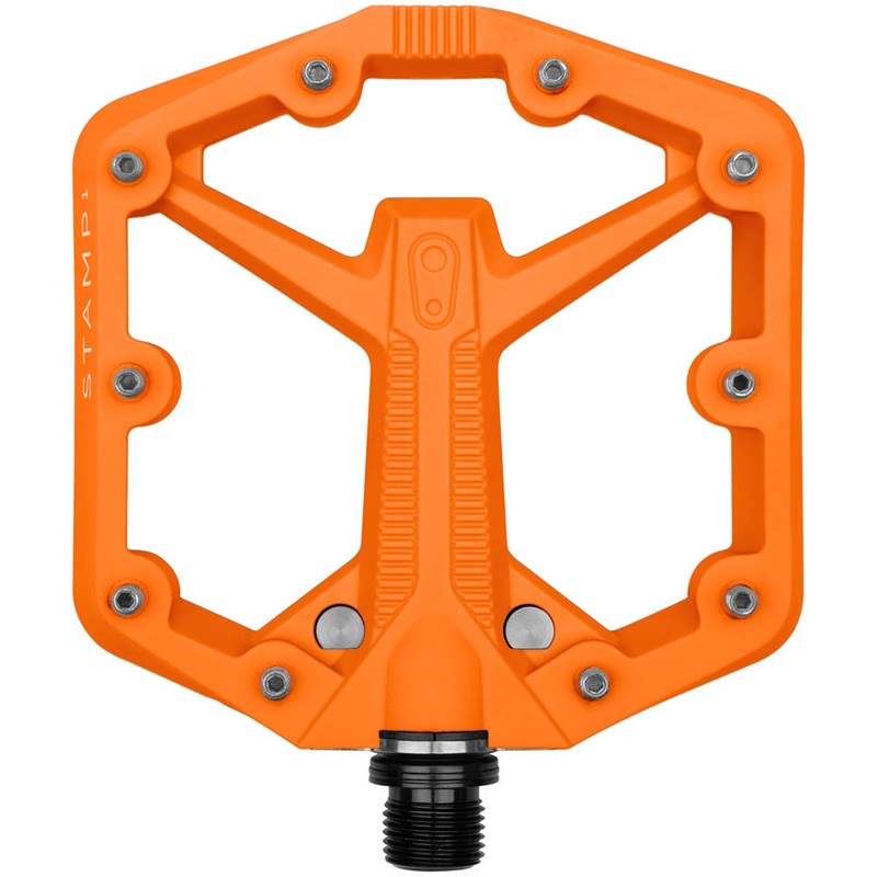 Crankbrothers Stamp 1 Gen 2 Pedals – Platform Composite 9/16 Orange Small