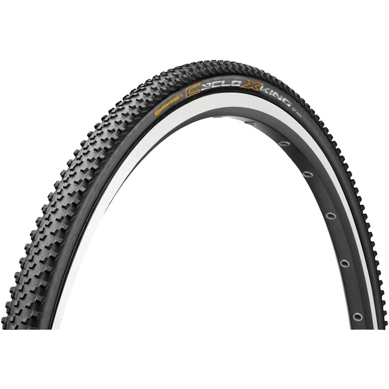 Continental Cyclo X-King Tire – 700 x 32 Tubular Folding Black BlackChili