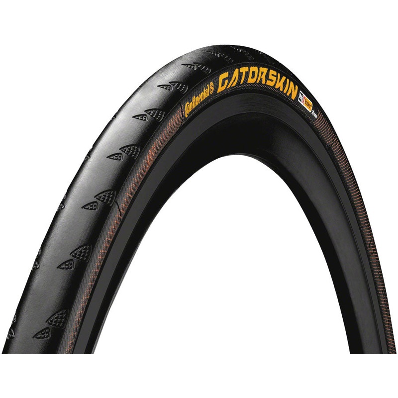 Continental Gatorskin Tire – 700 x 23 Clincher Folding Black PolyX Breaker