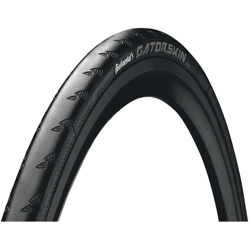 Continental Gatorskin Tire – 700 x 25 Clincher Folding BLK PolyX Breaker BLKEdition