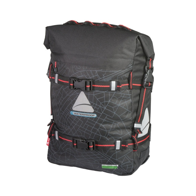 Axiom Monsoon Oceanweave P18+ Pannier Hook-On 18.5×11.25×5.25 1379 c.i. (Single) Black