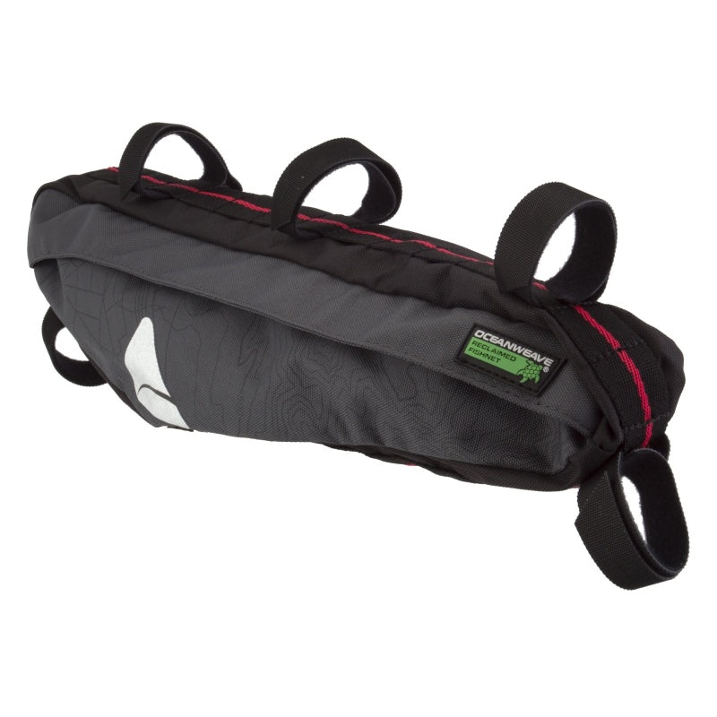 Axiom Seymour Oceanweave Framepack Bag P2.5 Velcro Straps 16.5×3.9×2.4 153 c.i. Grey/Black