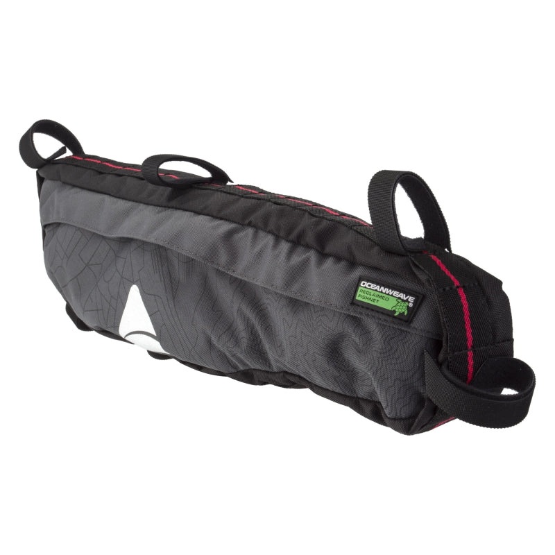 Axiom Seymour Oceanweave Framepack Bag P4.5 Velcro Straps 20.5×5.1×2.4 275 c.i. Grey/Black