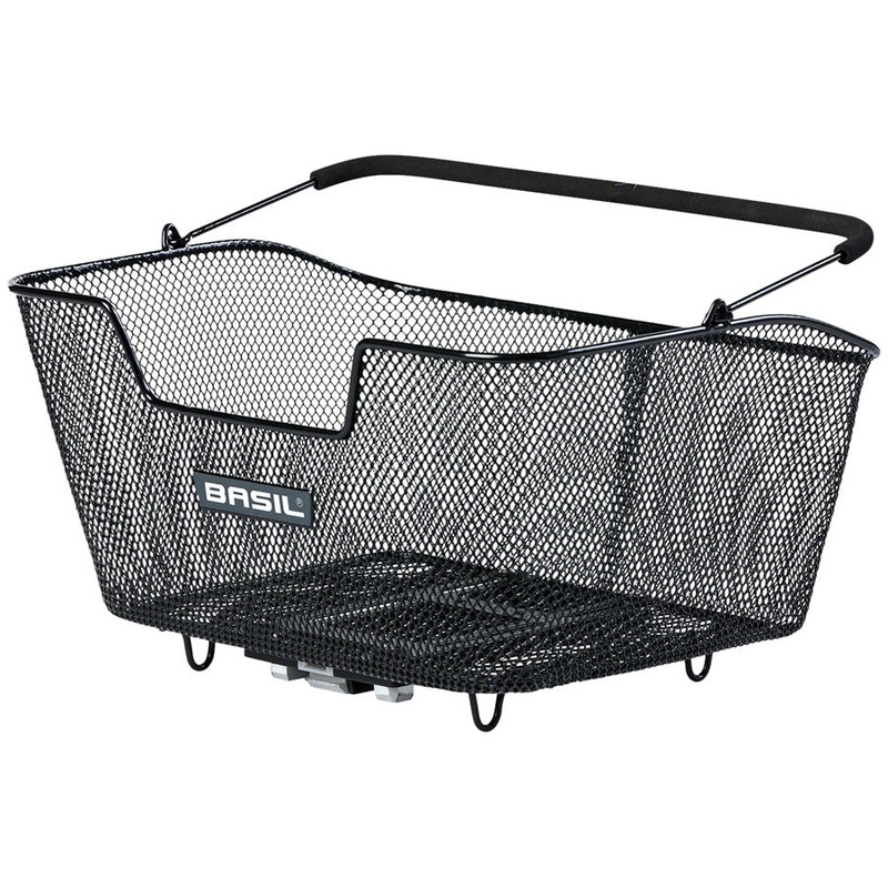 Basil Base M MIK Rear Basket Steel Black