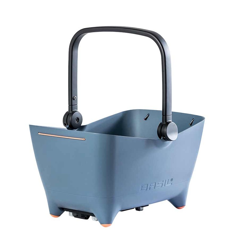 Basil Buddy Dog Bicycle Basket – MIK Mount Faded Denim