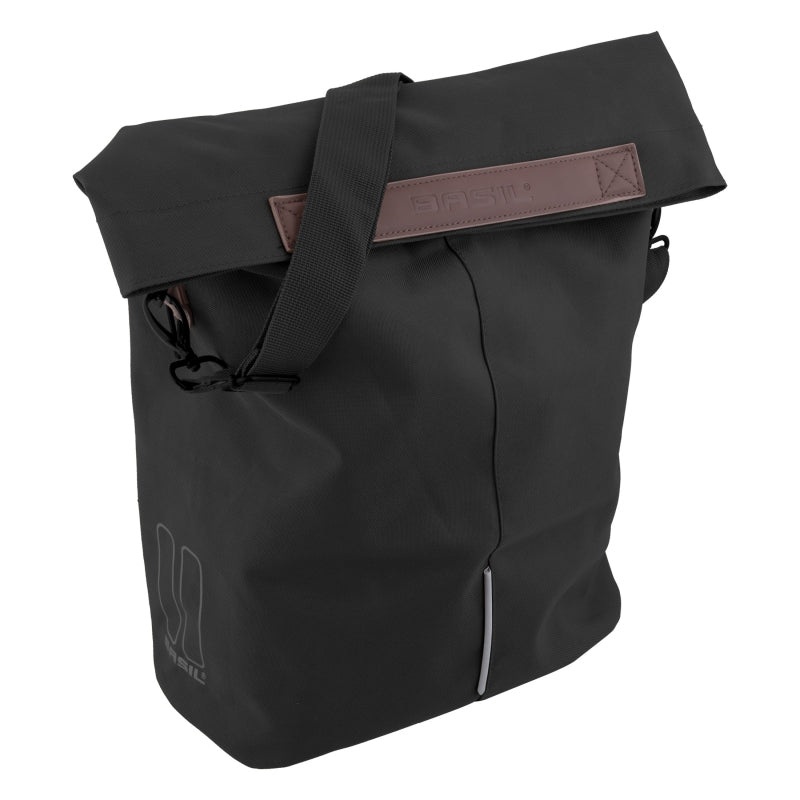 Basil City Shopper Pannier – 14-16L Black