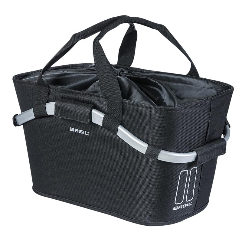 Basil Classic Basket Rear 50x28x26 cm Black