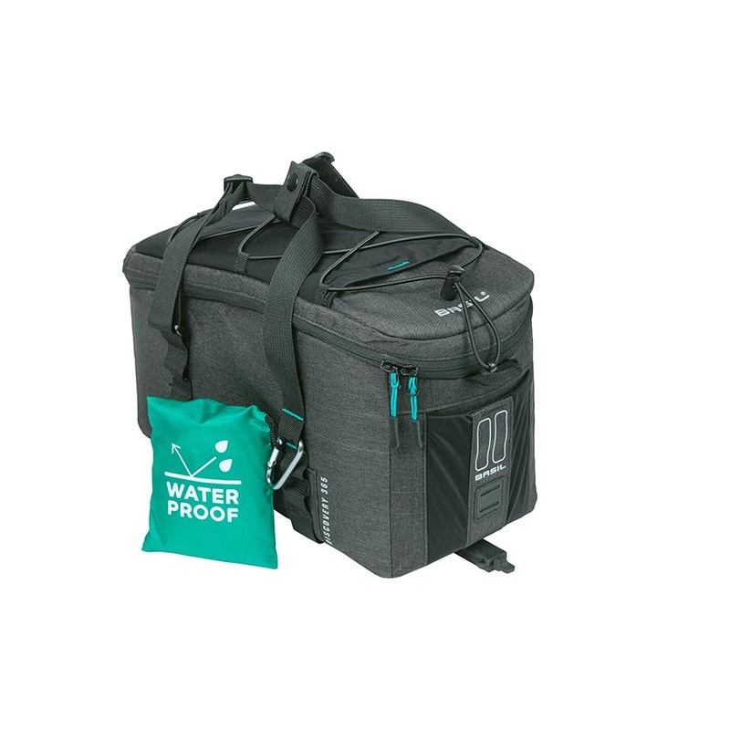 Basil Discovery 365D Trunkbag –  Medium MIK Attachment Black