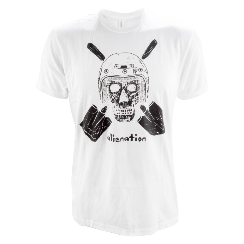 Alienation Undead Trailboss  MD Unisex White 100% Cotton Undead Trail Boss