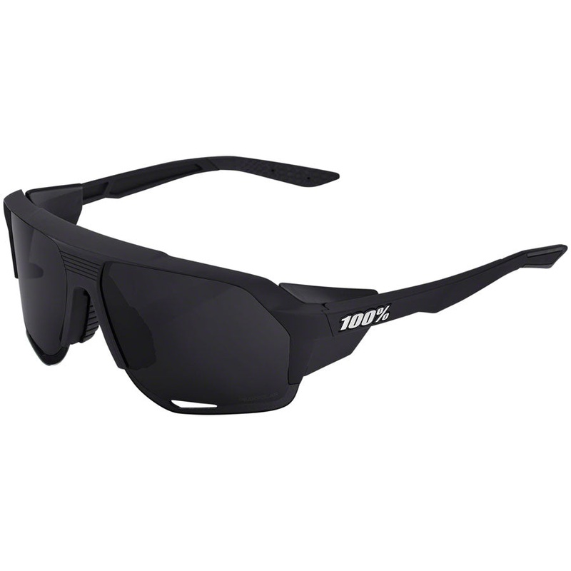 100% Norvick Sunglasses – Matte Black Gray PEAKPOLAR Lens