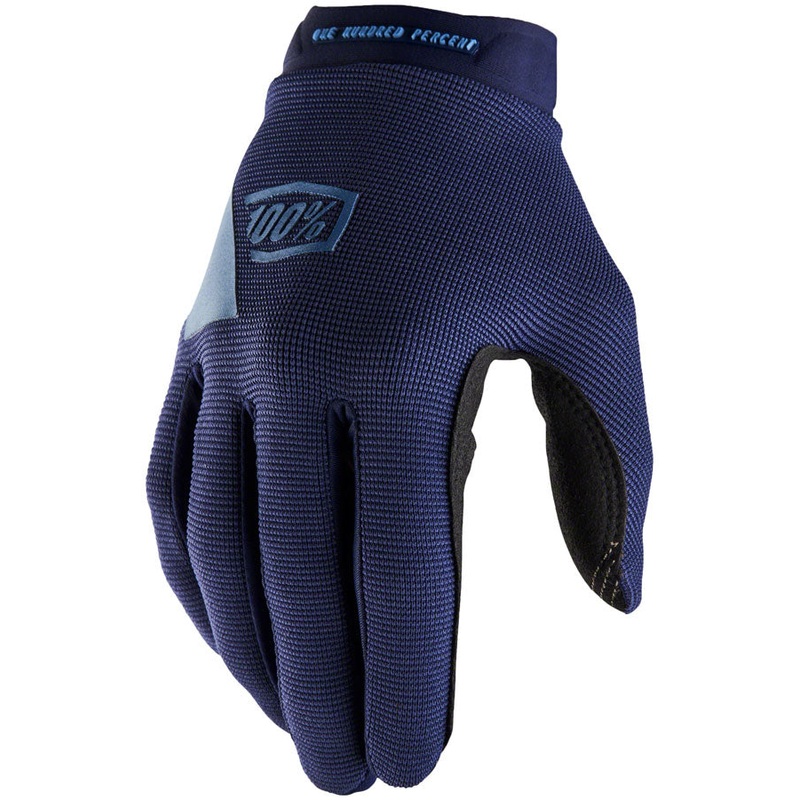 100% Ridecamp Gloves – Navy/Slate Full Finger Womens Medium