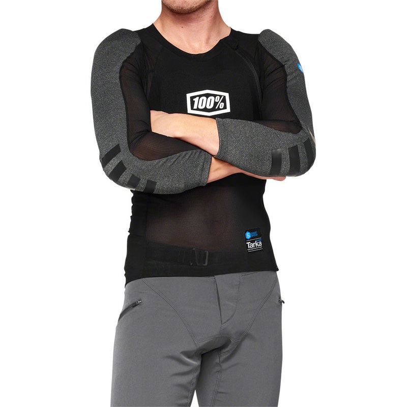 100% Tarka Long Sleeve Body Armor – Black Small