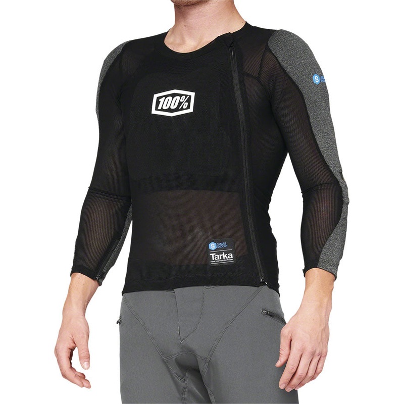 100% Tarka Long Sleeve Body Armor – Black X-Large