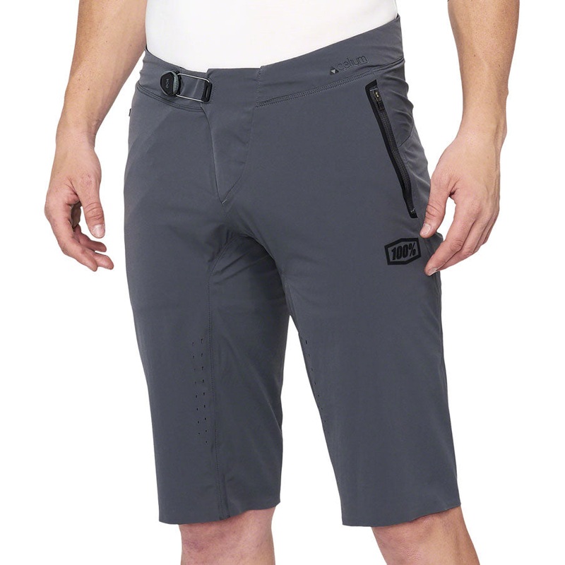 100% Celium Shorts – Charcoal Mens 36