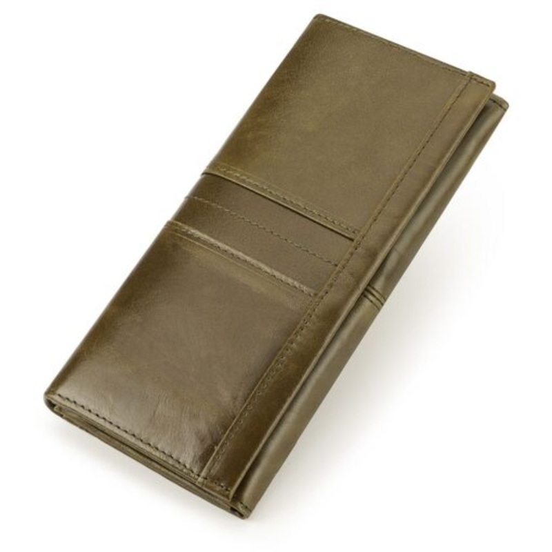 Womens Elegant design Genuine Leather Wallet  Green