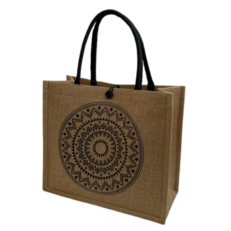 Womens Fashionable Tote Handbag  Circle Print