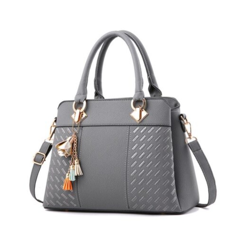 Womens Handbags Shoulder Crossbody Bag Commuter Satchel Bag Tote Bag  Grey