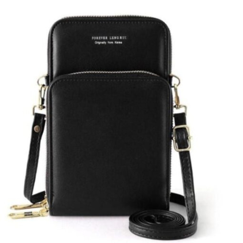 Womens Purse Wallet Crossbody Cell Phone Holder  Black
