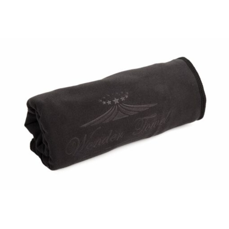 Wonder Towel Microfibre Large Travel Bath Sheet  Black