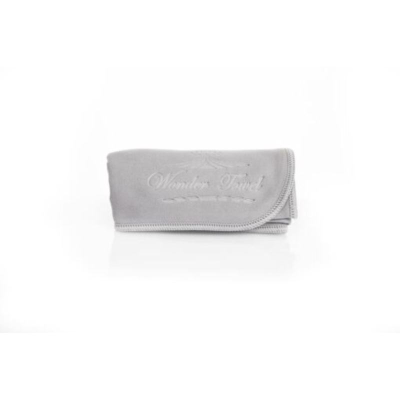Wonder Towel Microfibre Travel Hand Towel  Grey