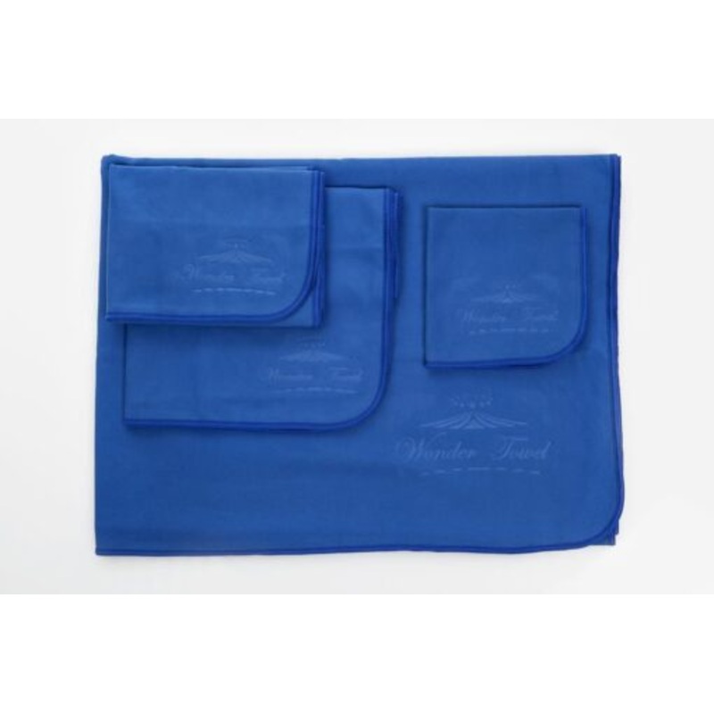 Wonder Towel Microfibre Travel Set  Royal Blue