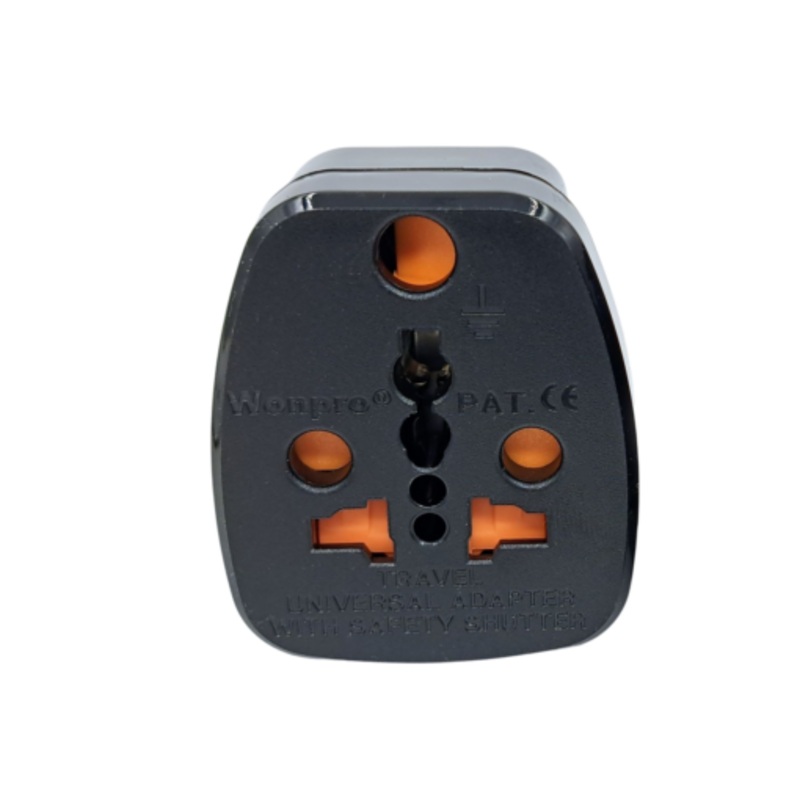 Wonpro Adapter  Converts International Plugs to South African 3 pin Socket