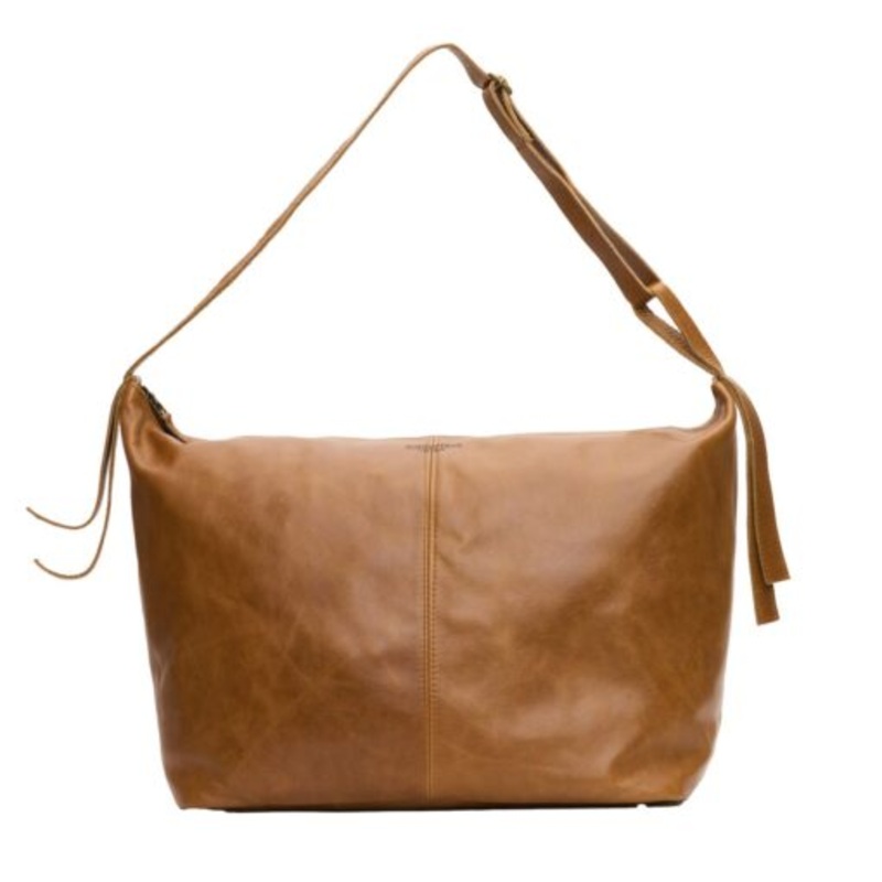 Woodstock Leather  Genuine Leather Noa Bag  Pecan