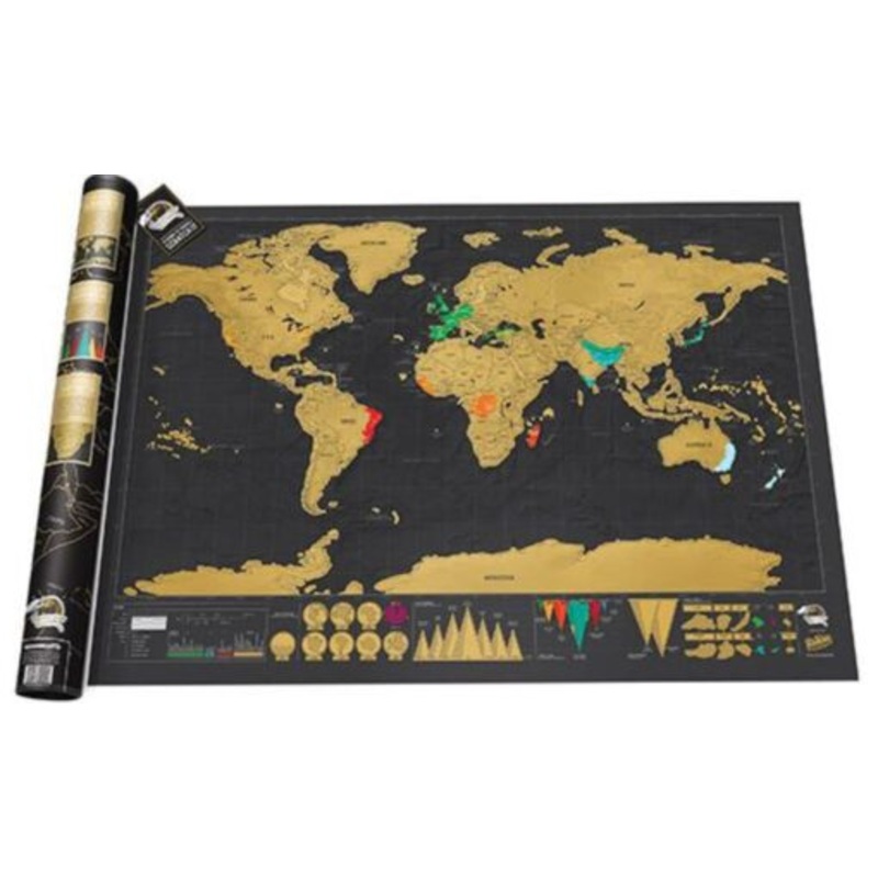 World Scratch Map Deluxe
