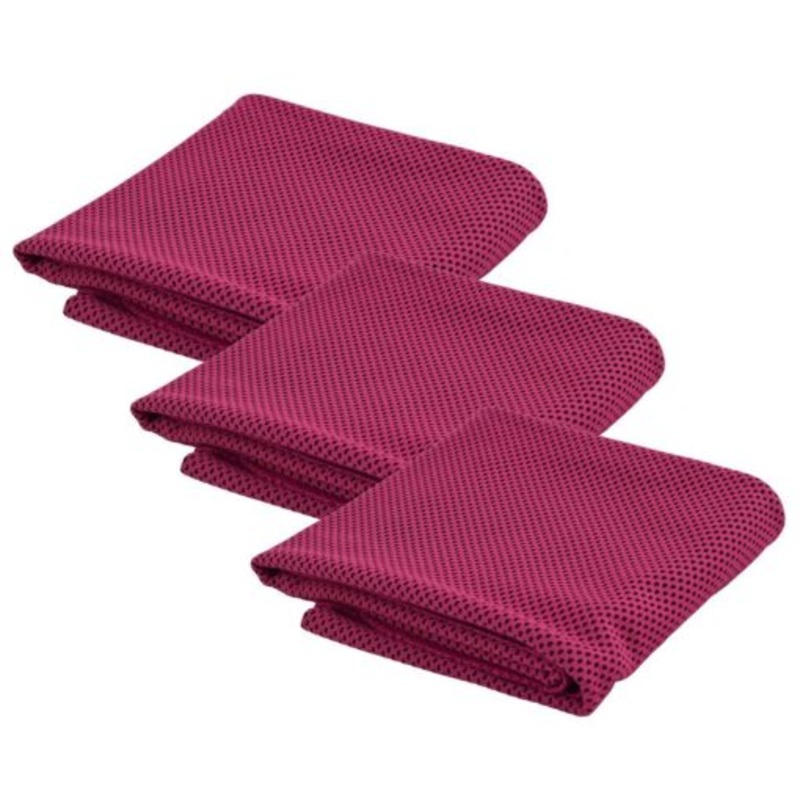 Yax Three Marco Ice Cooling Towels  Pink