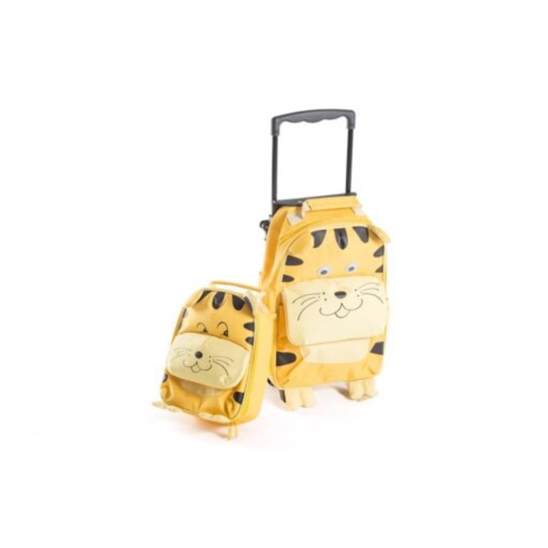 Yuppie Gift Baskets Trolley Case Set  Yellow