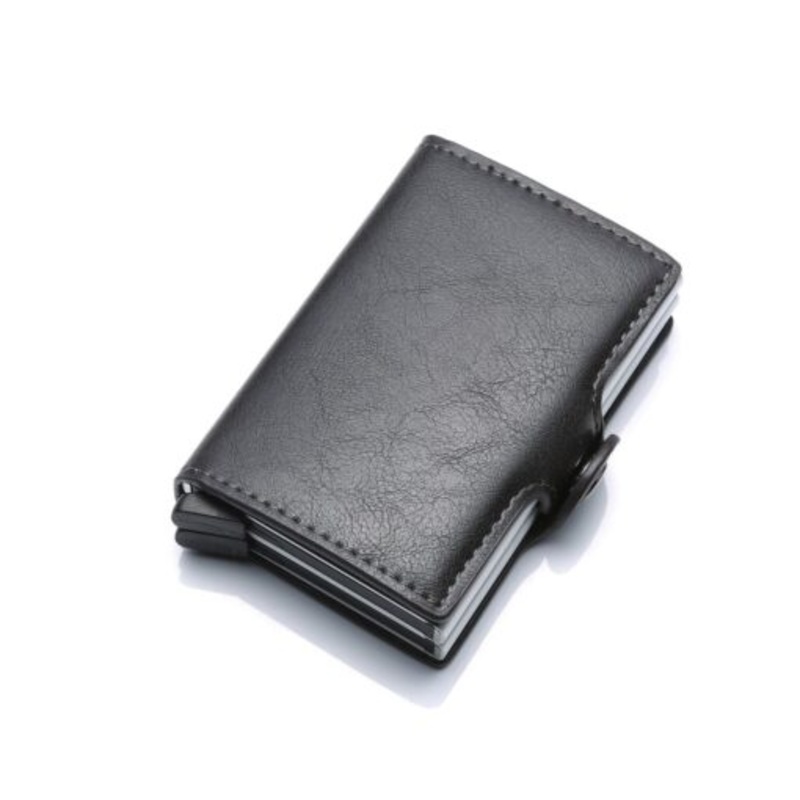 We Love Gadgets Dual Credit Card Pop Up Wallet  Grey