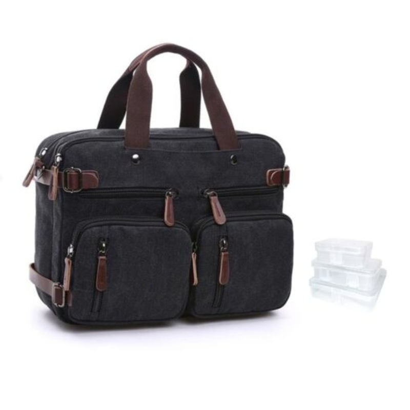 Webuy Laptop Shoulder Bag Durable Tablet Sleeve With Cable Box  Black