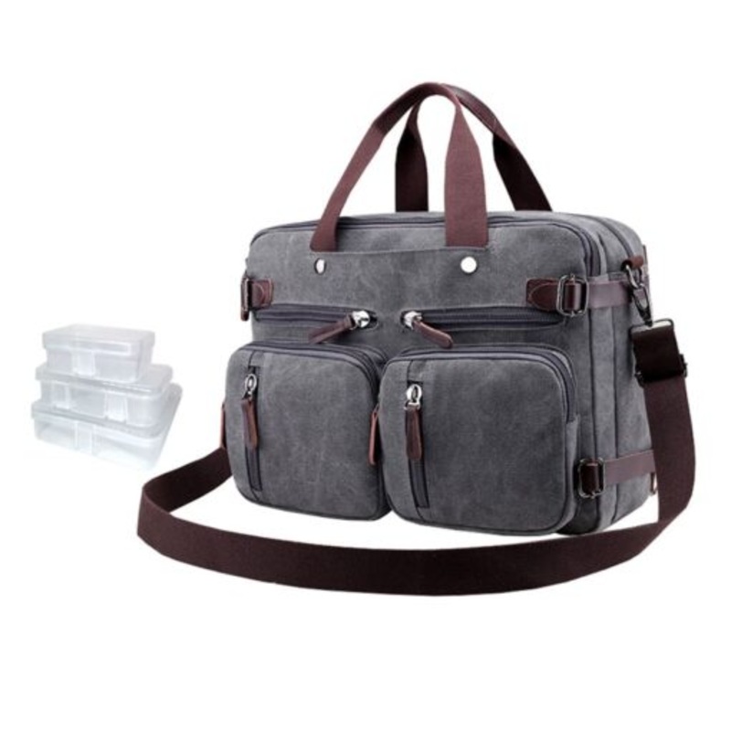 Webuy Laptop Shoulder Bag Durable Tablet Sleeve With Cable Box  Grey