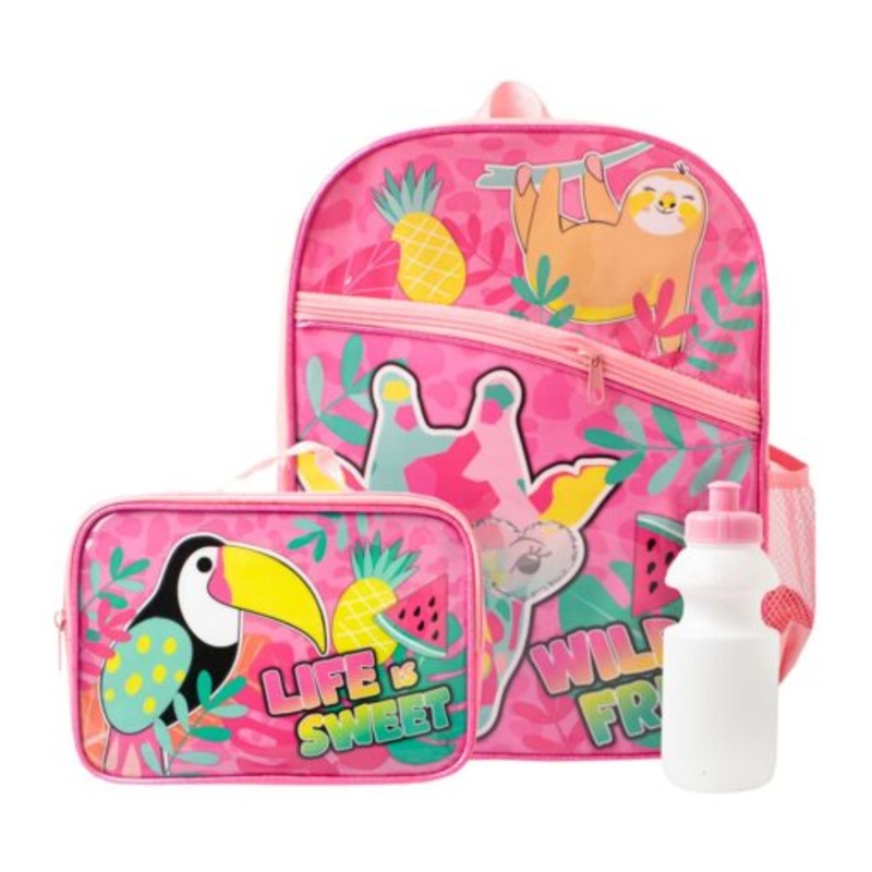 Wild Child Backpack and Lunch Bag Set