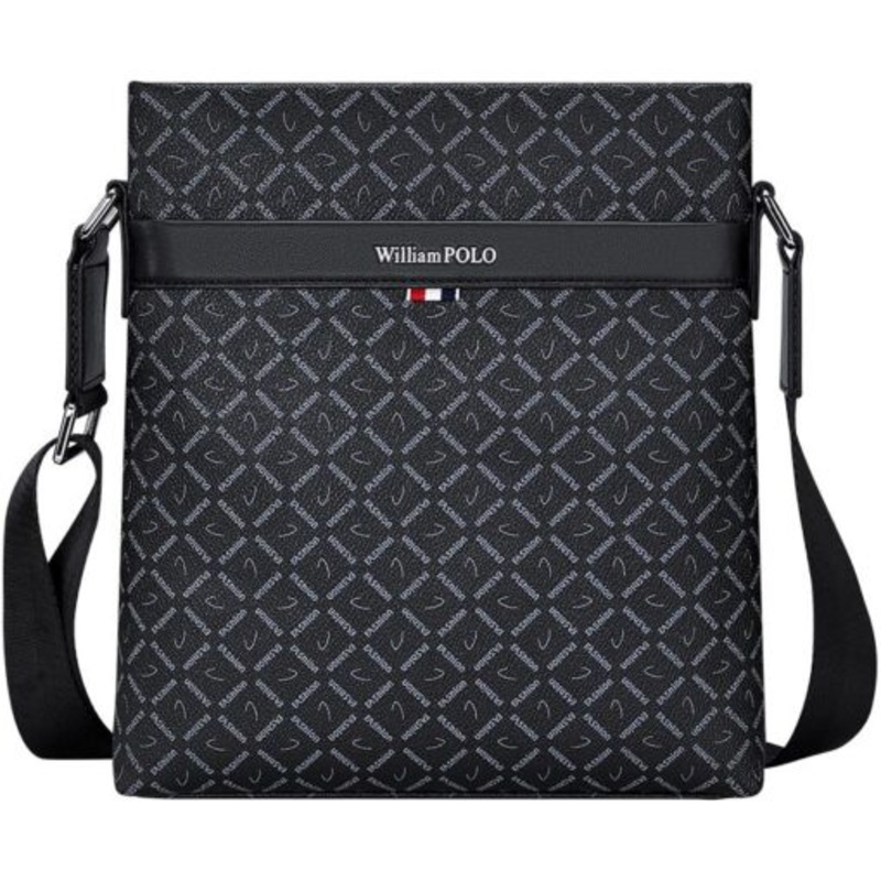WilliamPOLO Mens Stylish Design Sling Bag