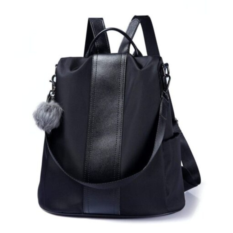 Women Backpack Anti-theft Lightweight Shoulder Bag   Black