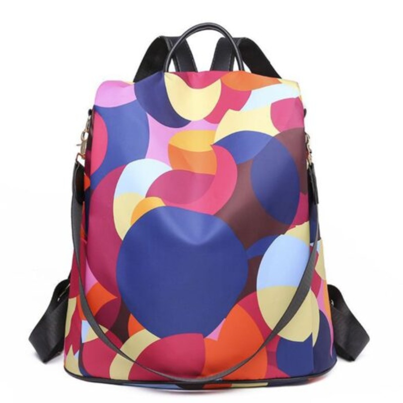 Women Backpack Travel Purse Shoulder Bag Anti-Theft Daypack Satchel Handbag  Colorful
