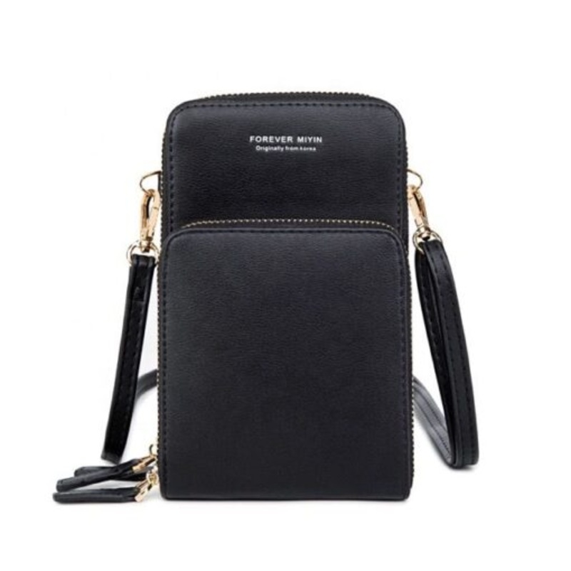 Women Cross body Cellphone bag-Black