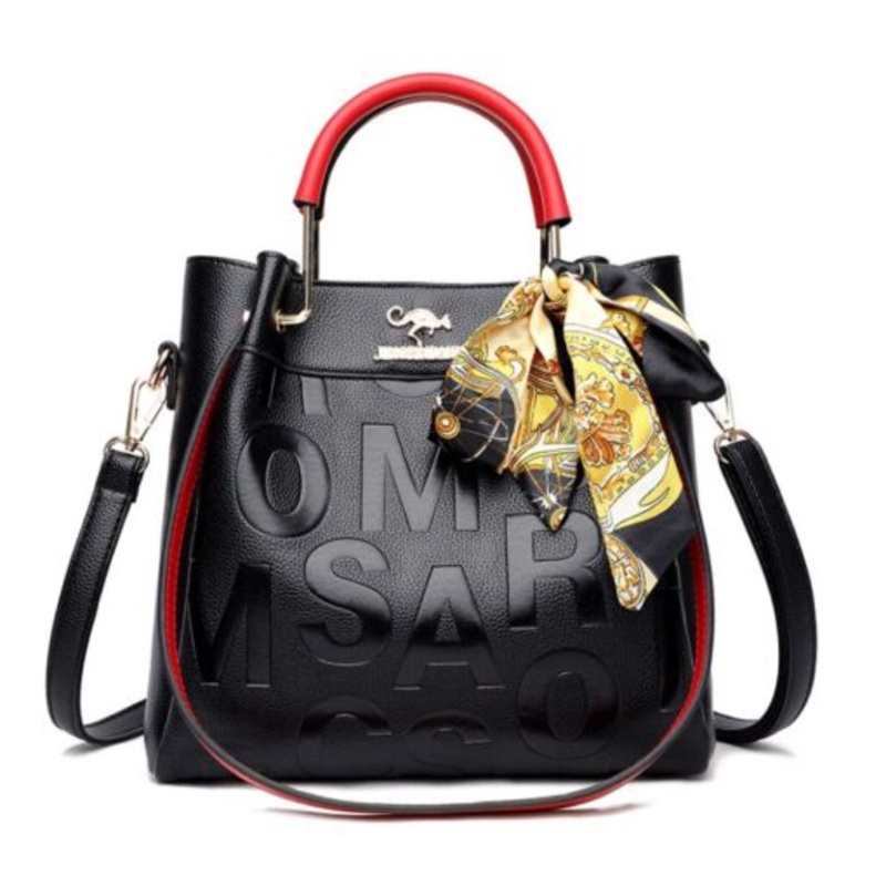 Women Leather Handbag Large Capacity Crossbody Shoulder Bag