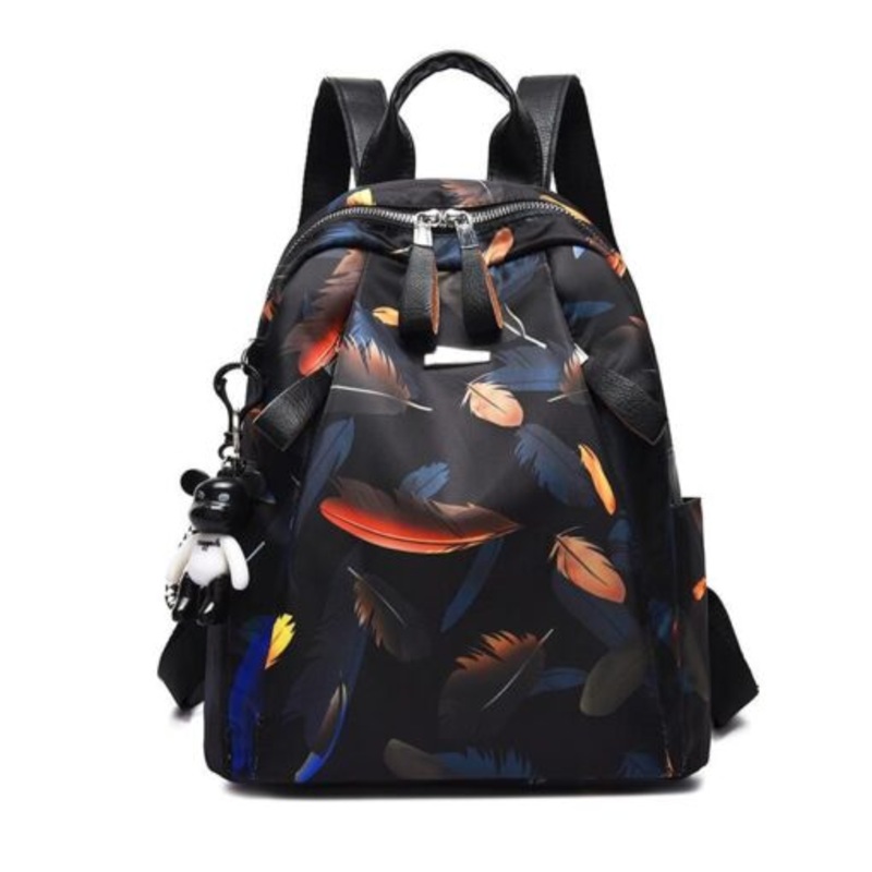 Women Oxford Backpack School Travel Waterproof Satchel Shoulder Bag-B4198
