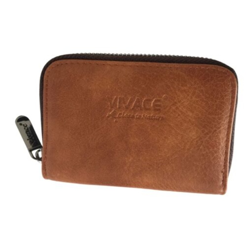 Women Portable Card Wallet  Brown